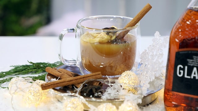 Hot Buttered Bourbon Apple Cider